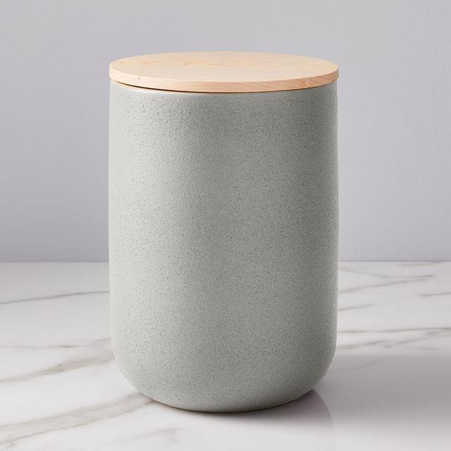 Kaloh Kitchen Storage Jar, Large, Gray