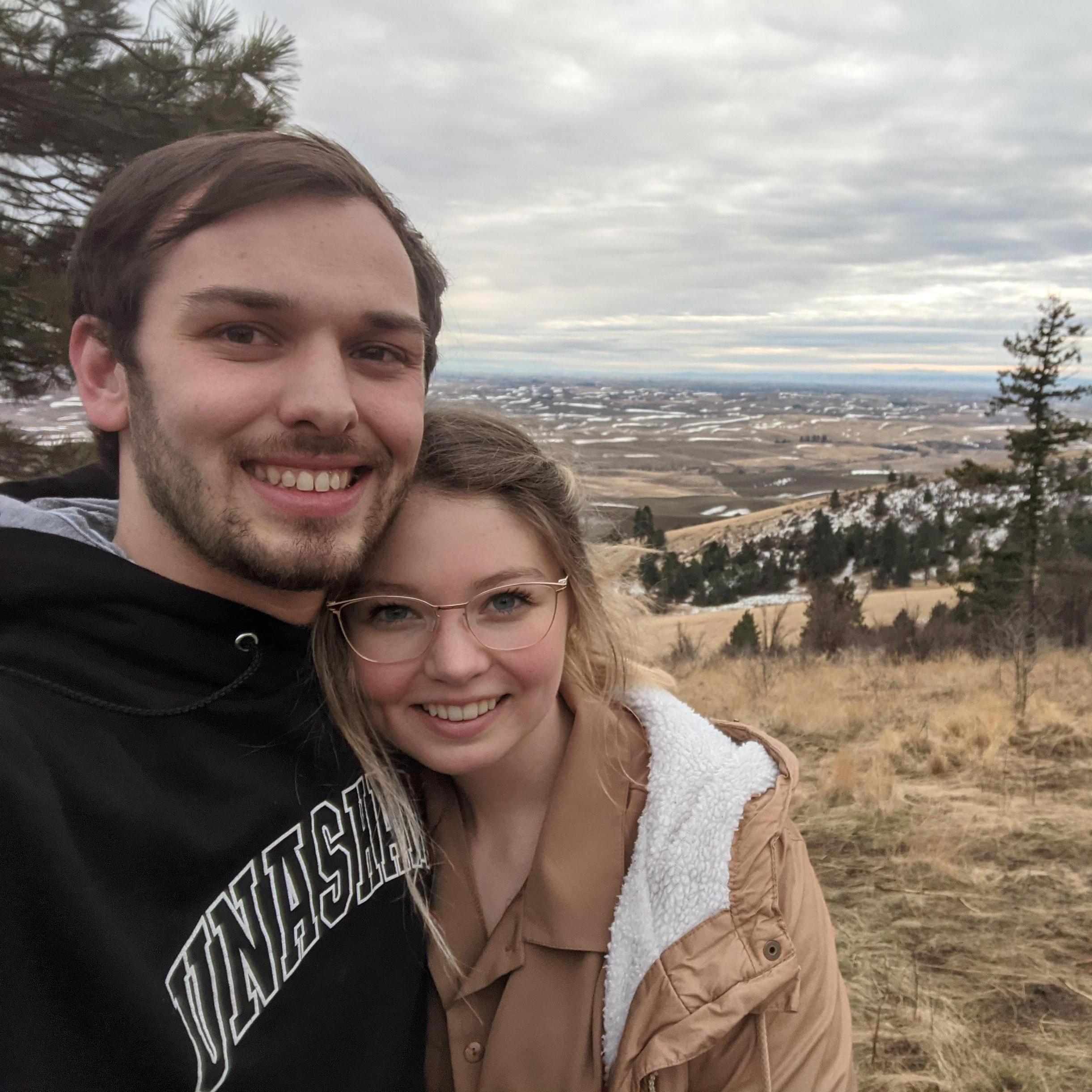 Hiked to the top of Kamiak Butte on a windy day.