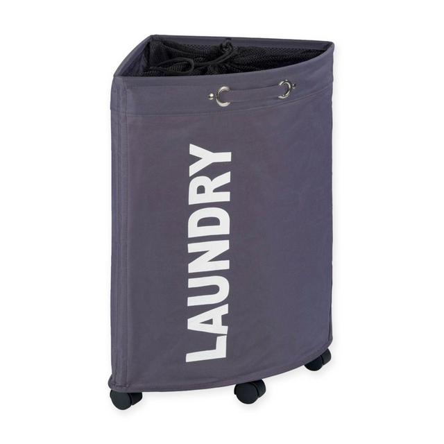 Wenko Tresco Laundry Bin in Grey