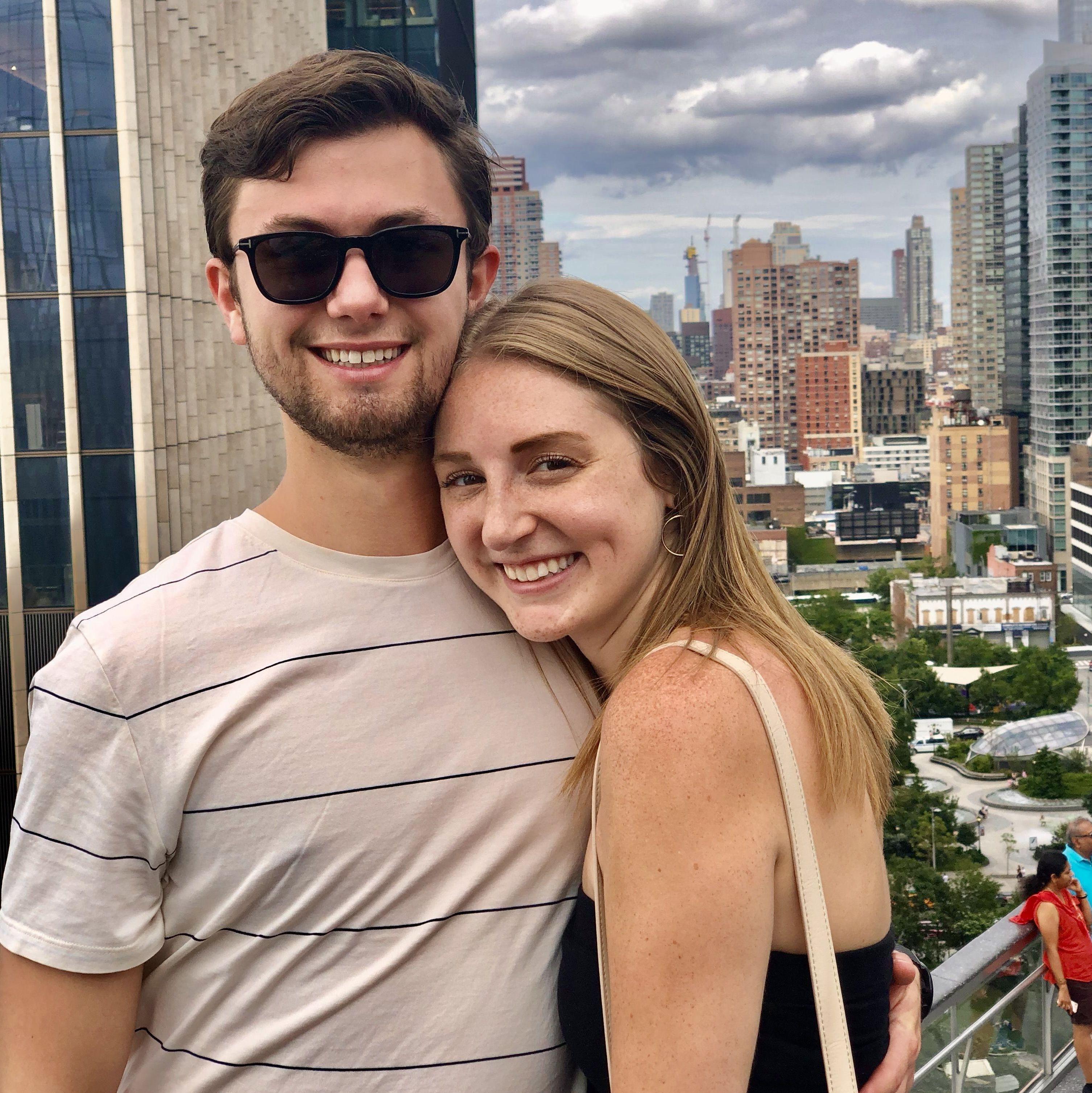 A few months before we started dating - Jack and his family visited Christina in NY!