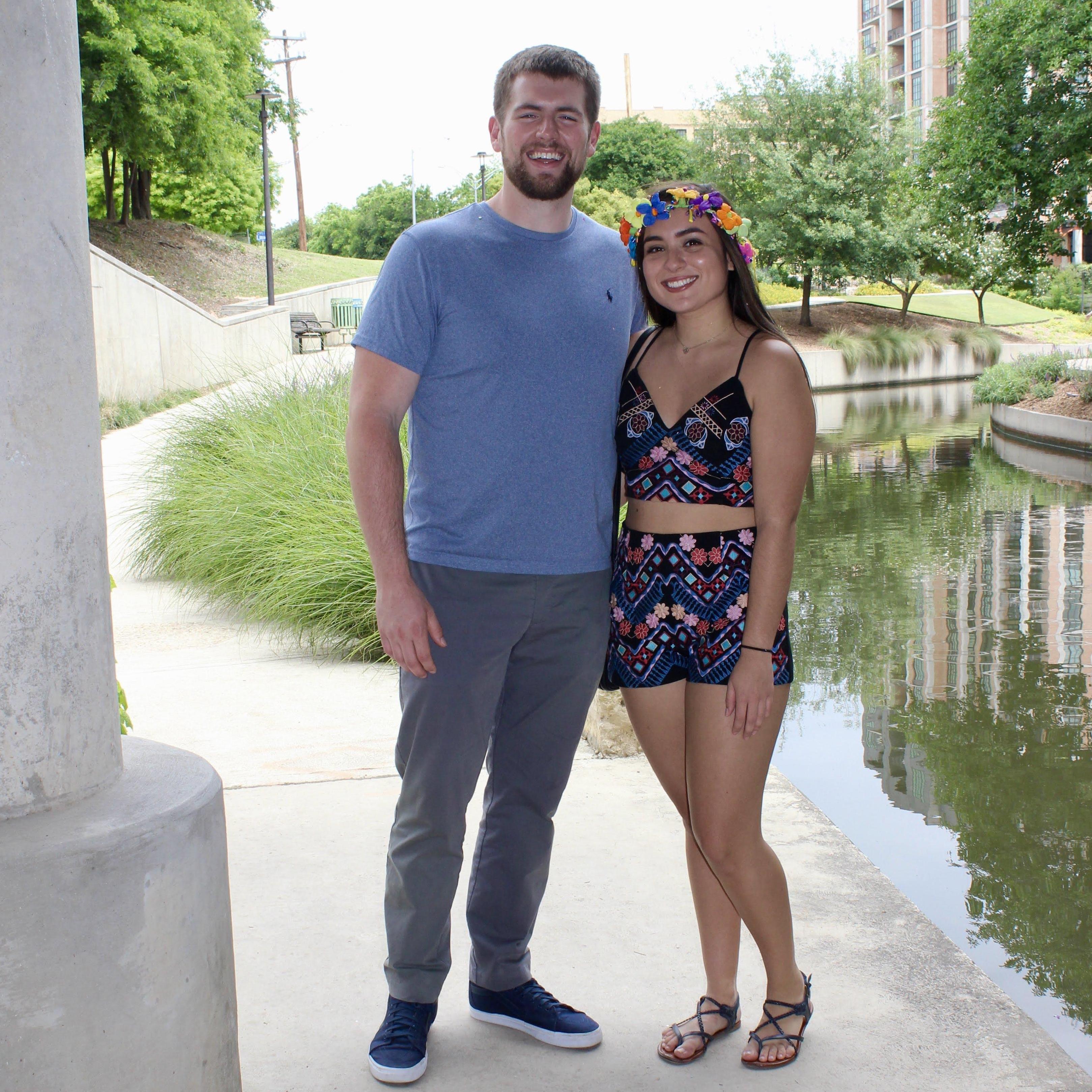 Sam and Monica at Fiesta