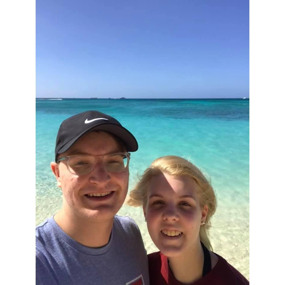 Our first vacation together on a cruise to Grand Cayman and Cozumel