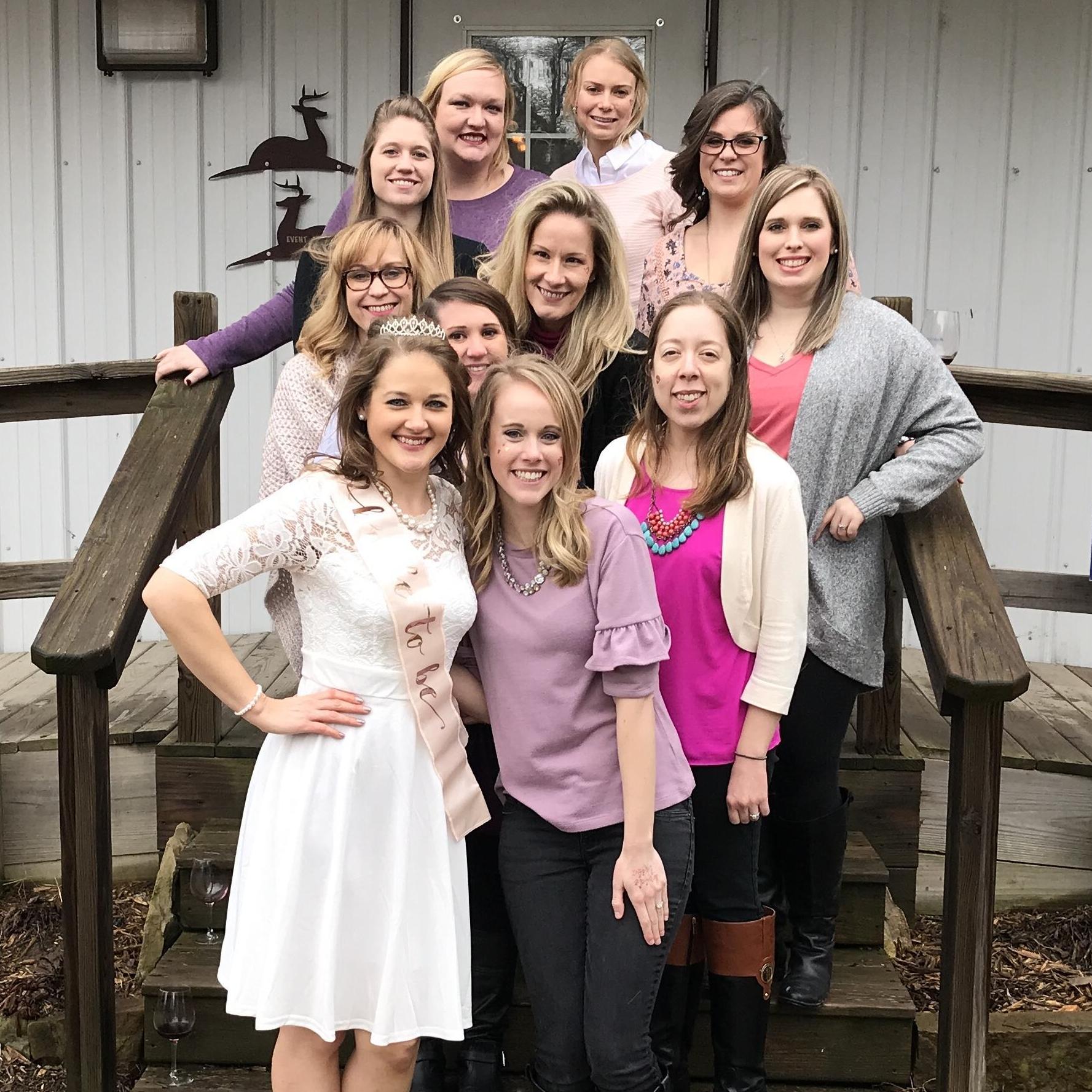 February 2019 - Whitewater, Kansas - Wine tasting with these forever friends!