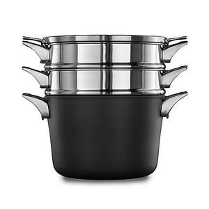 Calphalon® Premier™ Space Saving Hard Anodized Nonstick 8 qt. Covered Multi-Pot