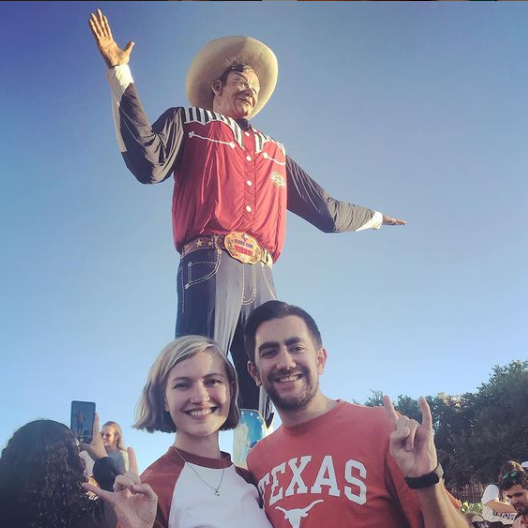 "Howdy folks, this is Big Tex!"
Hook 'em!