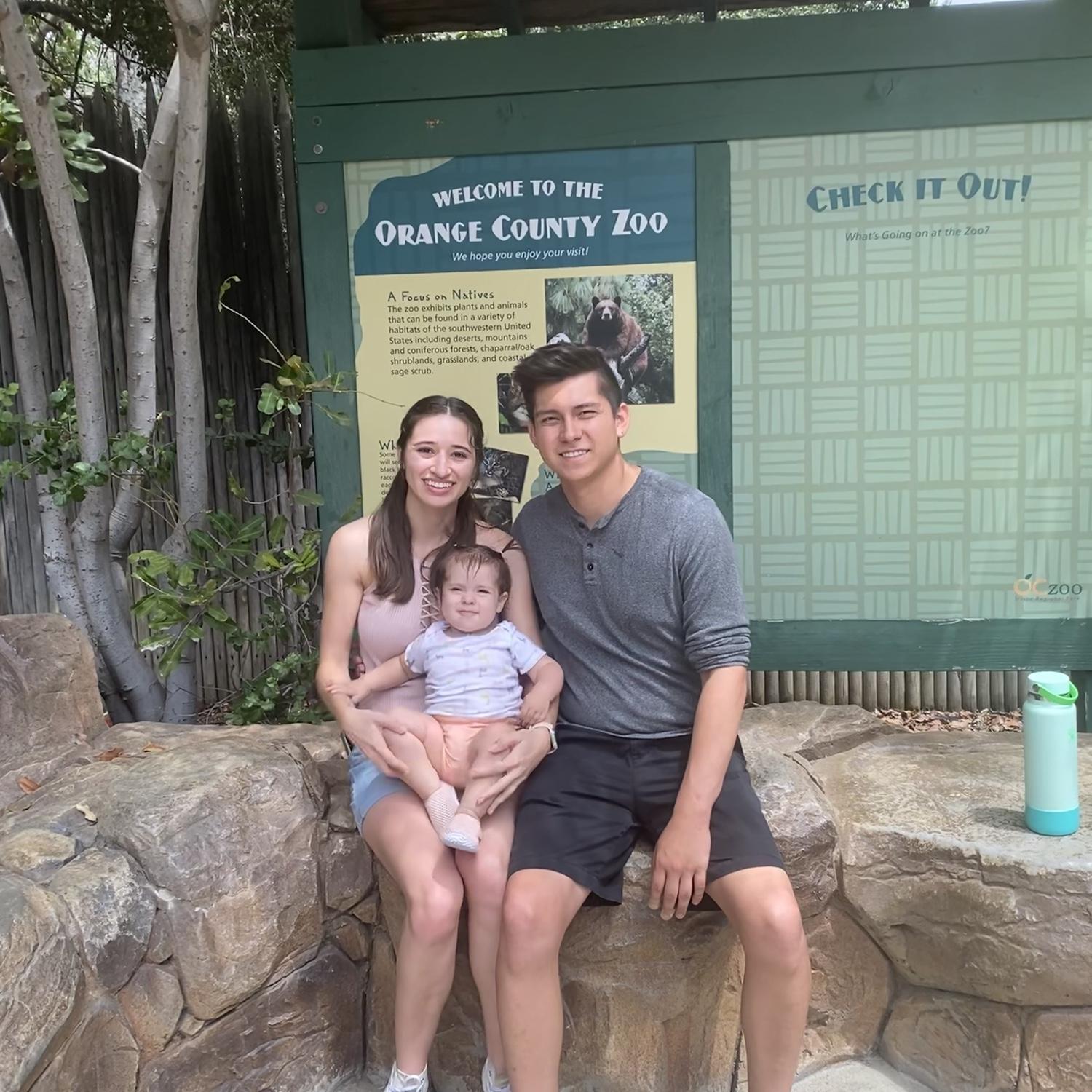 Angèlica's first birthday at the zoo!
