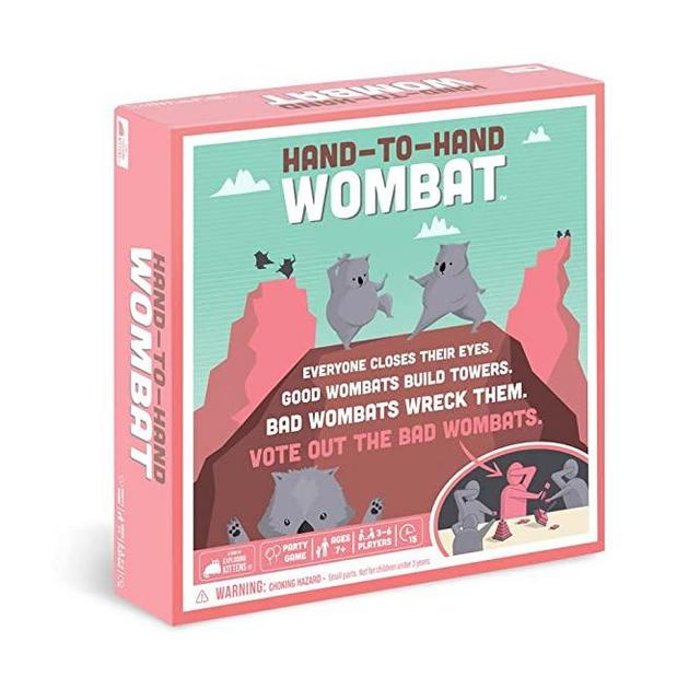 Hand to Hand Wombat by Exploding Kittens - Card Games for Adults Teens & Kids - Fun Party Games