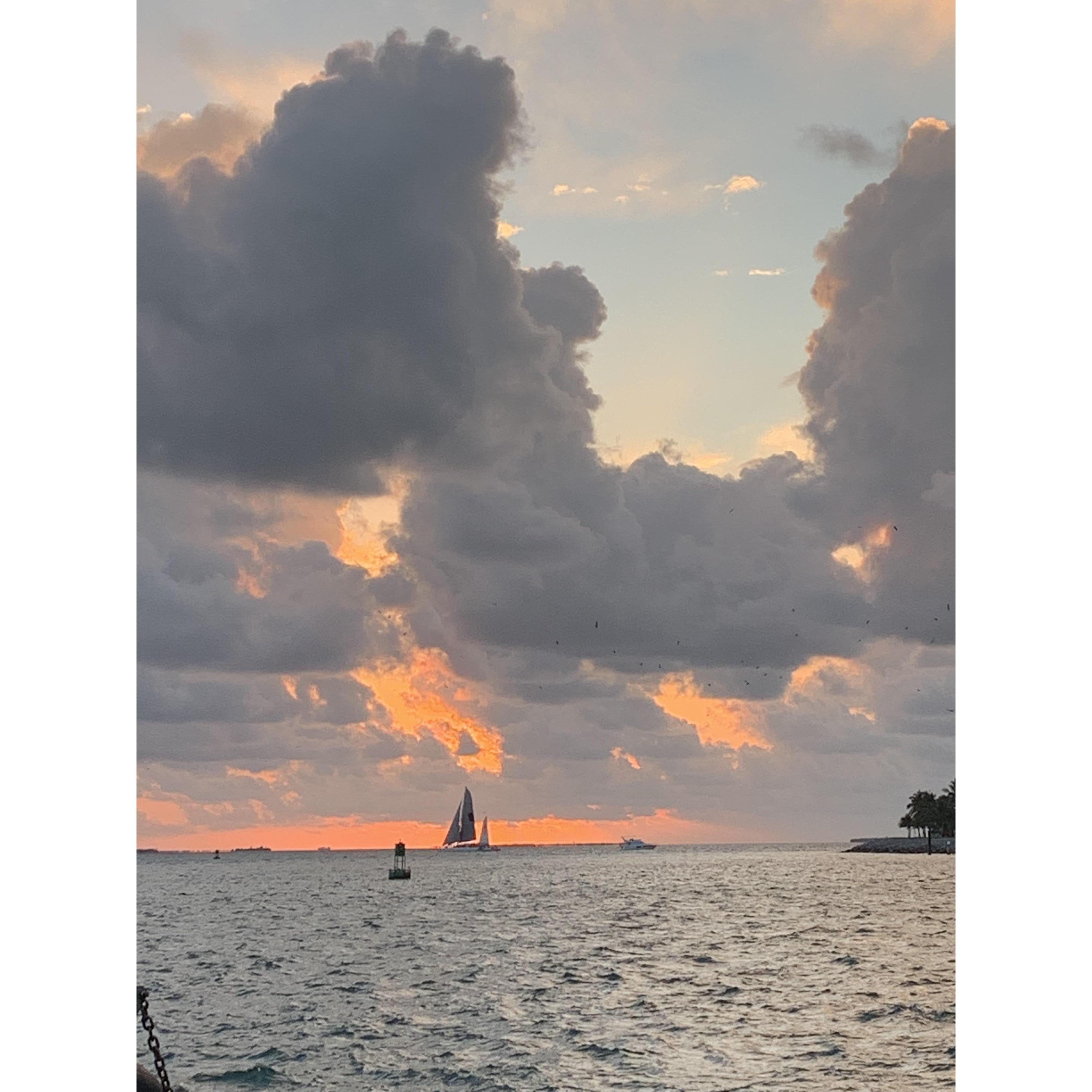 Another gorgeous Sunset at Key West!