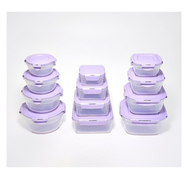 LocknLock 12-pc Nestable Bowl, Square & Zen Storage Set