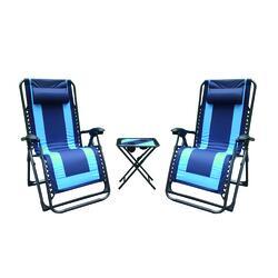 Guidesman® Blue 3-Piece Zero Gravity Lounger Set at Menards®