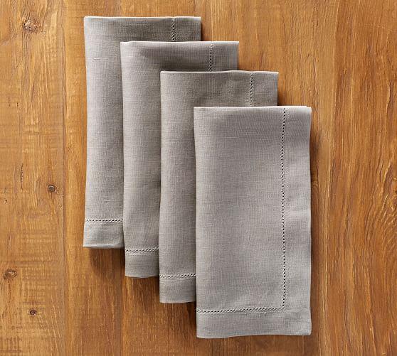 PB Classic Napkin, Set of 4, Steeple Grey