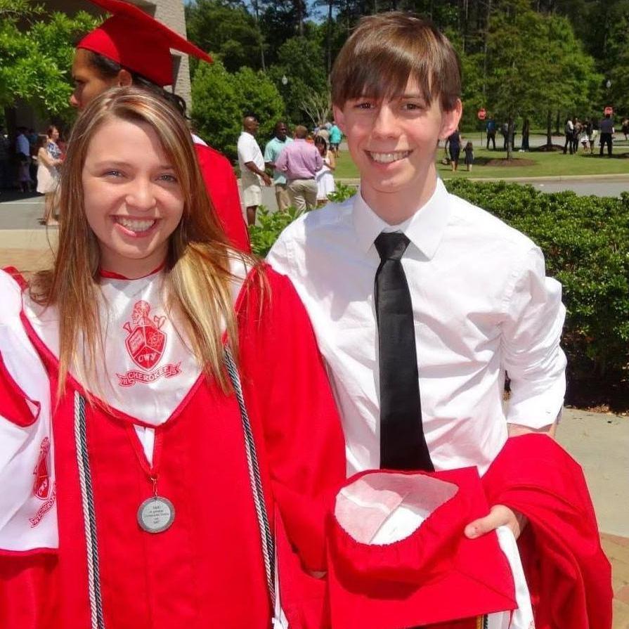 Cherokee High School graduation 2013. We had no idea we'd be together in about 2 years!