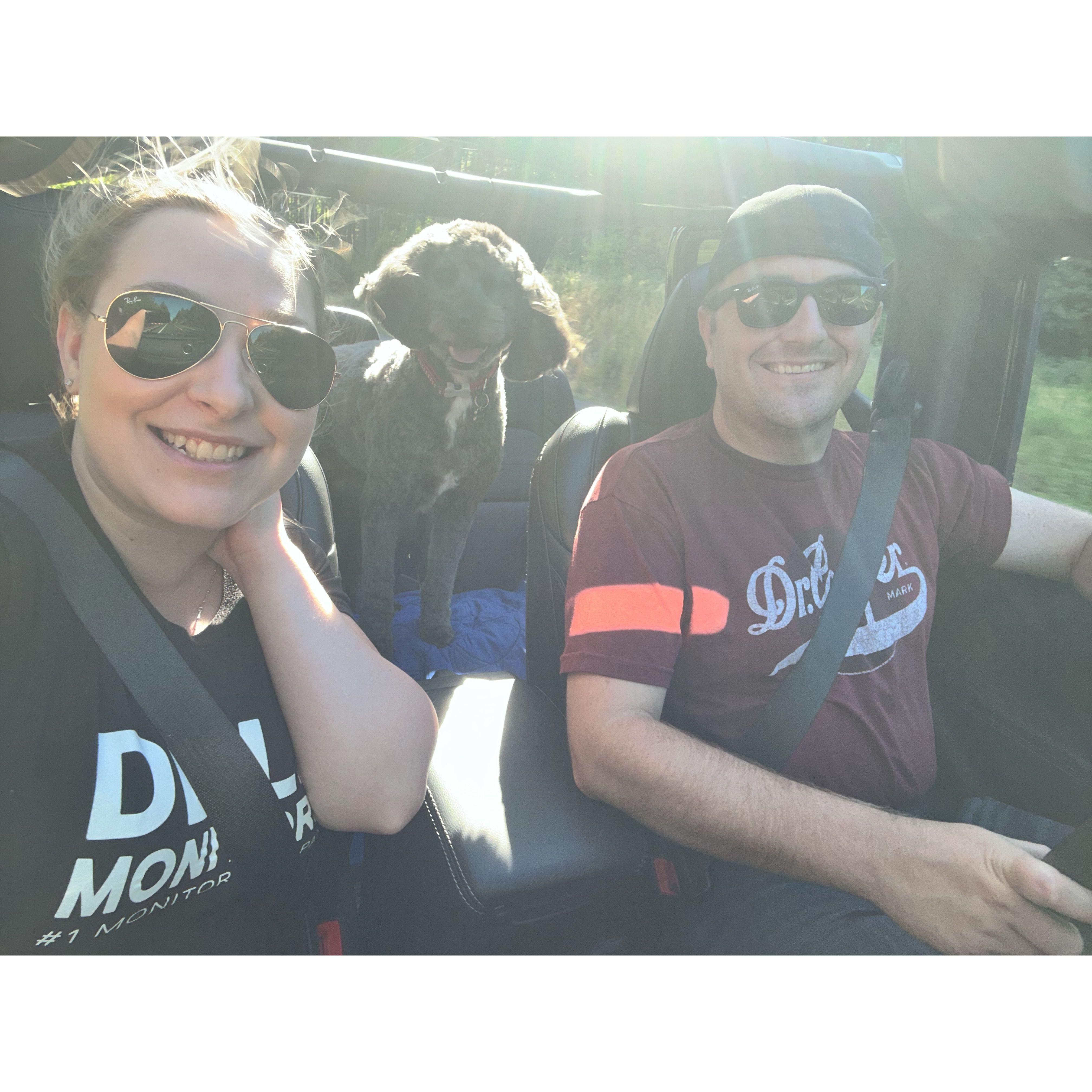 Exploring the gorge!