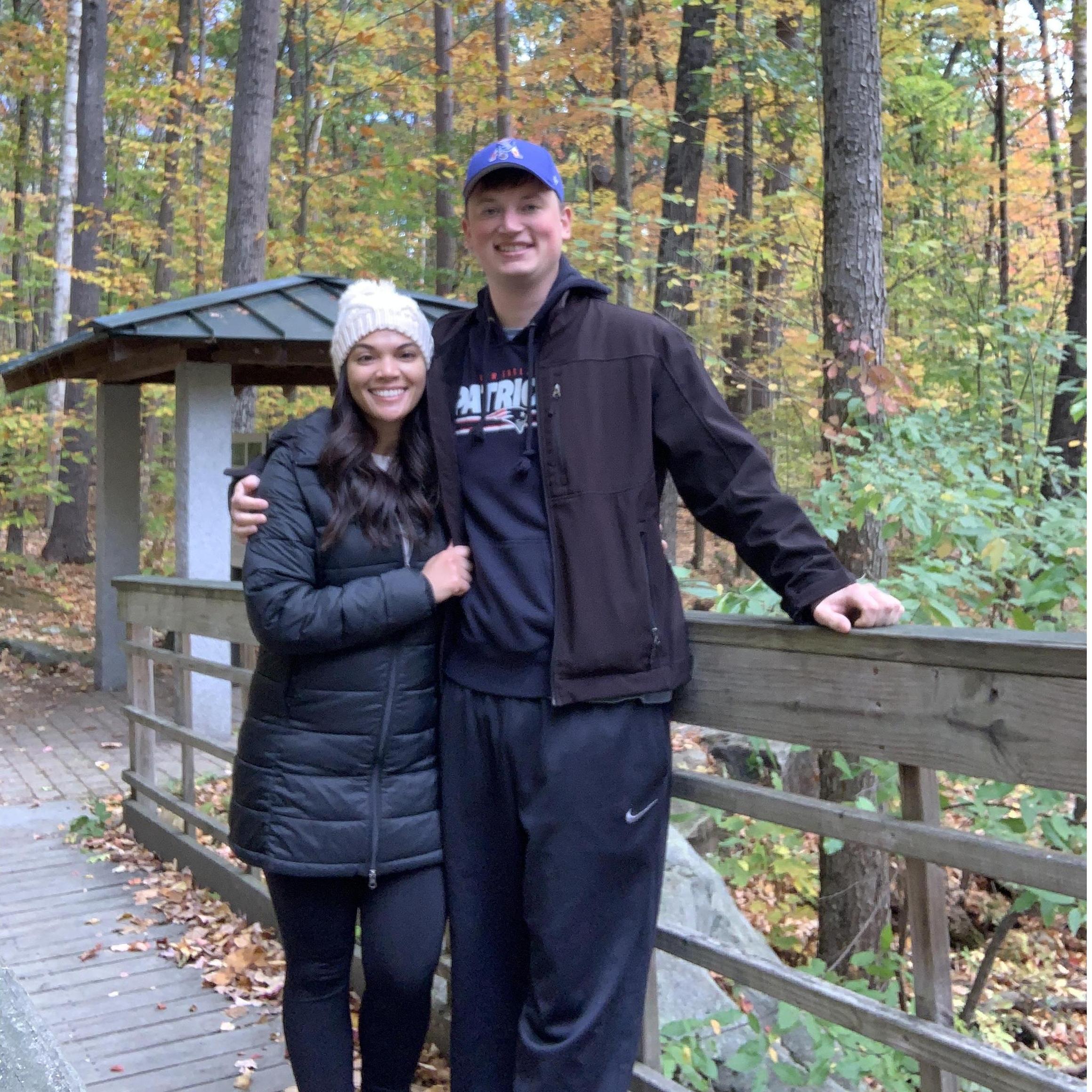 Hiking for our 2nd anniversary