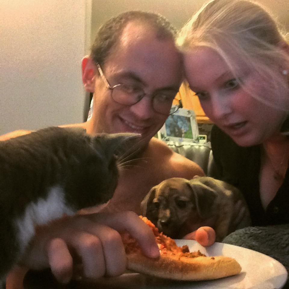 We all wanted some pizza