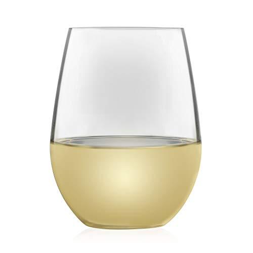 Libbey Signature Kentfield Estate All-Purpose Stemless Wine Glasses, Set of 4