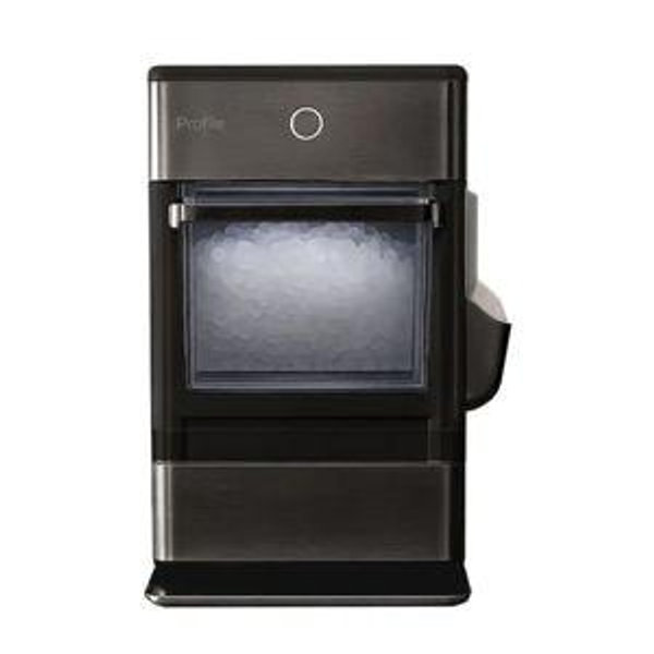 GE Profile - Opal Nugget Ice Maker with Rapid Ice Production - Black Stainless Steel