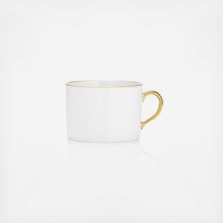 Antique Teacup with Gold Rim