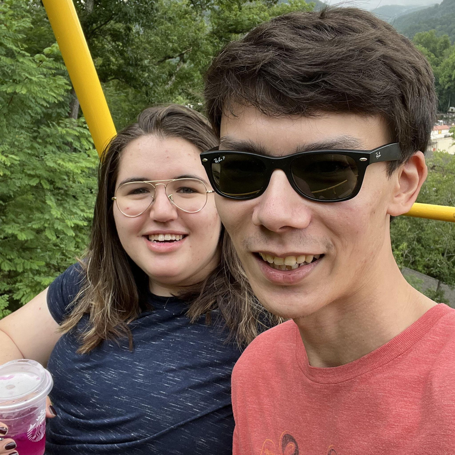 I think this is our first photo together. I had this as a screen saver for a while. It was in Gatlinburg, TN