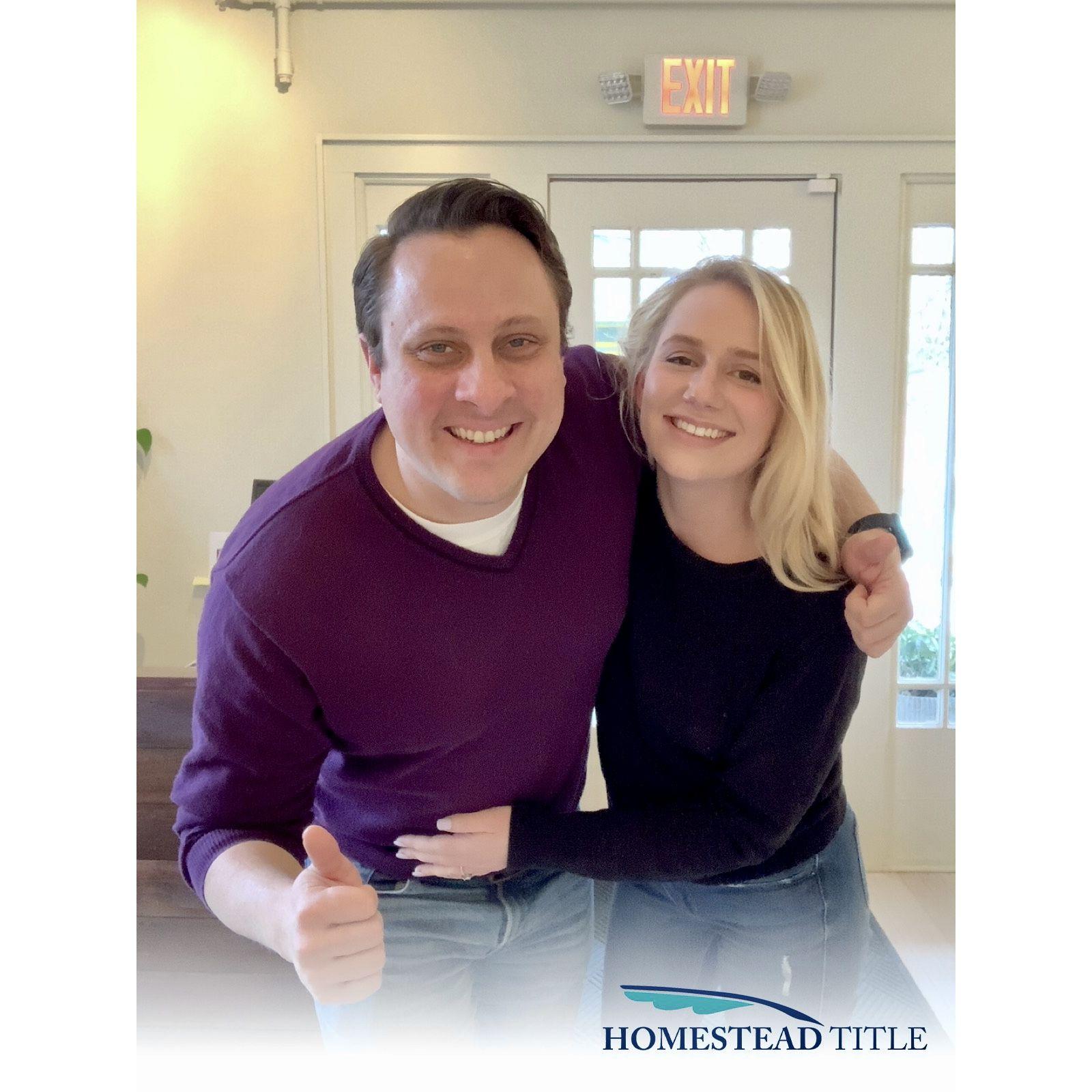 Closing on our first home together!