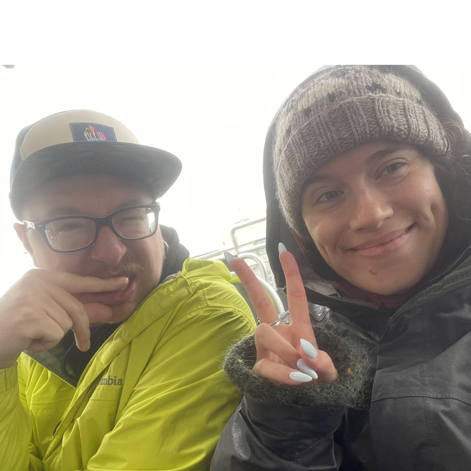 freezing our buns off in Ireland