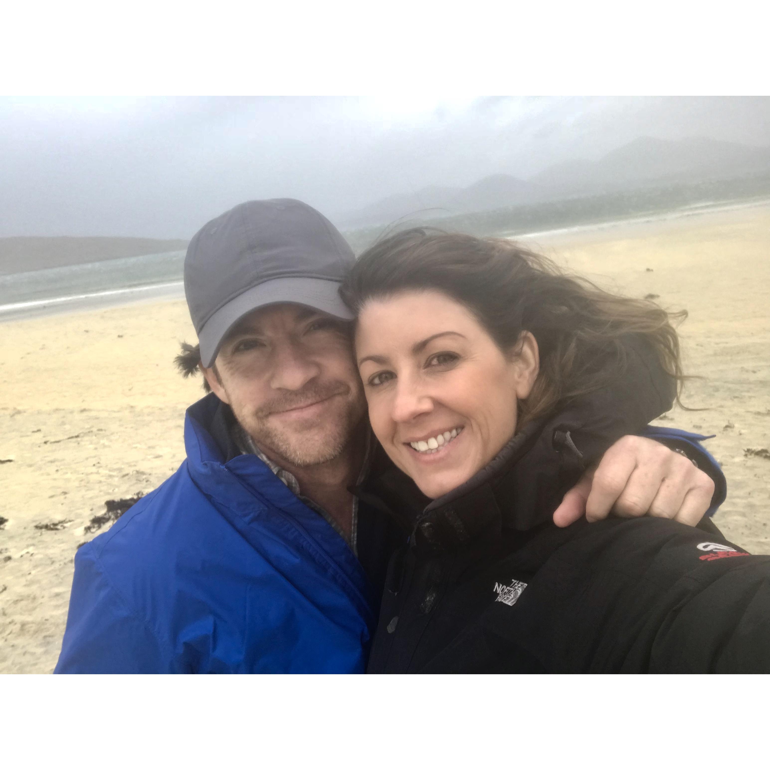 We like long walks on the beach