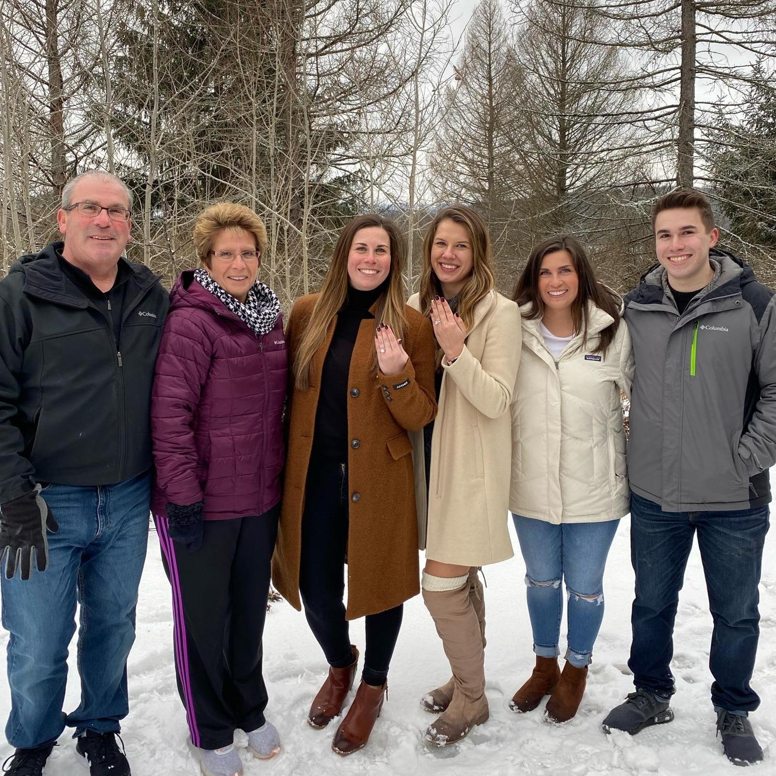 Stiller family at Prince Gallitzin on engagement day