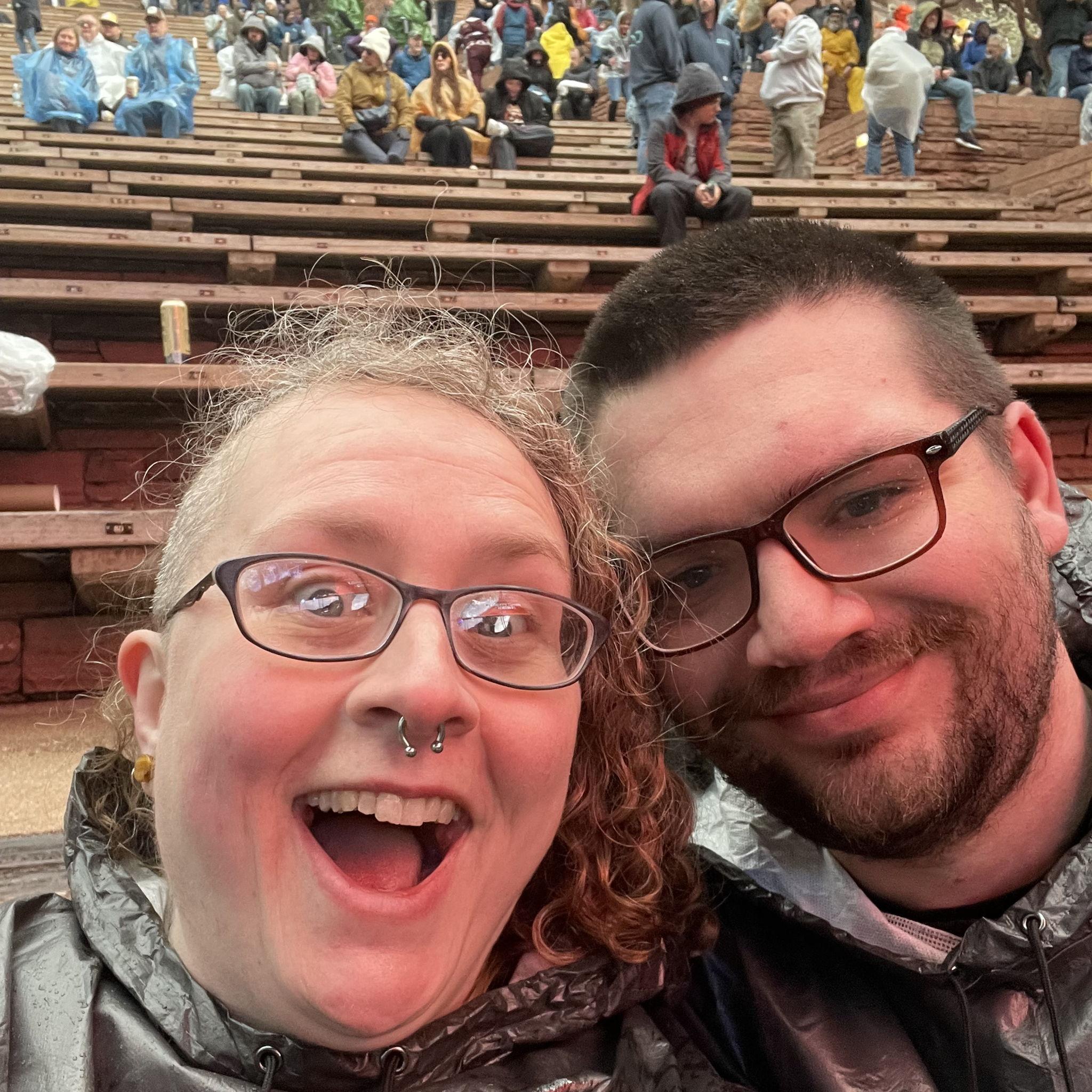 Our trip to Red Rocks to see a once in a lifetime show in the first row.