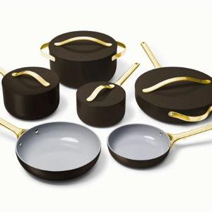 Caraway Ceramic Cookware & Minis Set | Nonstick Pots & Pans Set | Non-Toxic