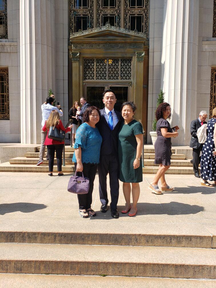 After Victor officially got admitted to the New York bar.