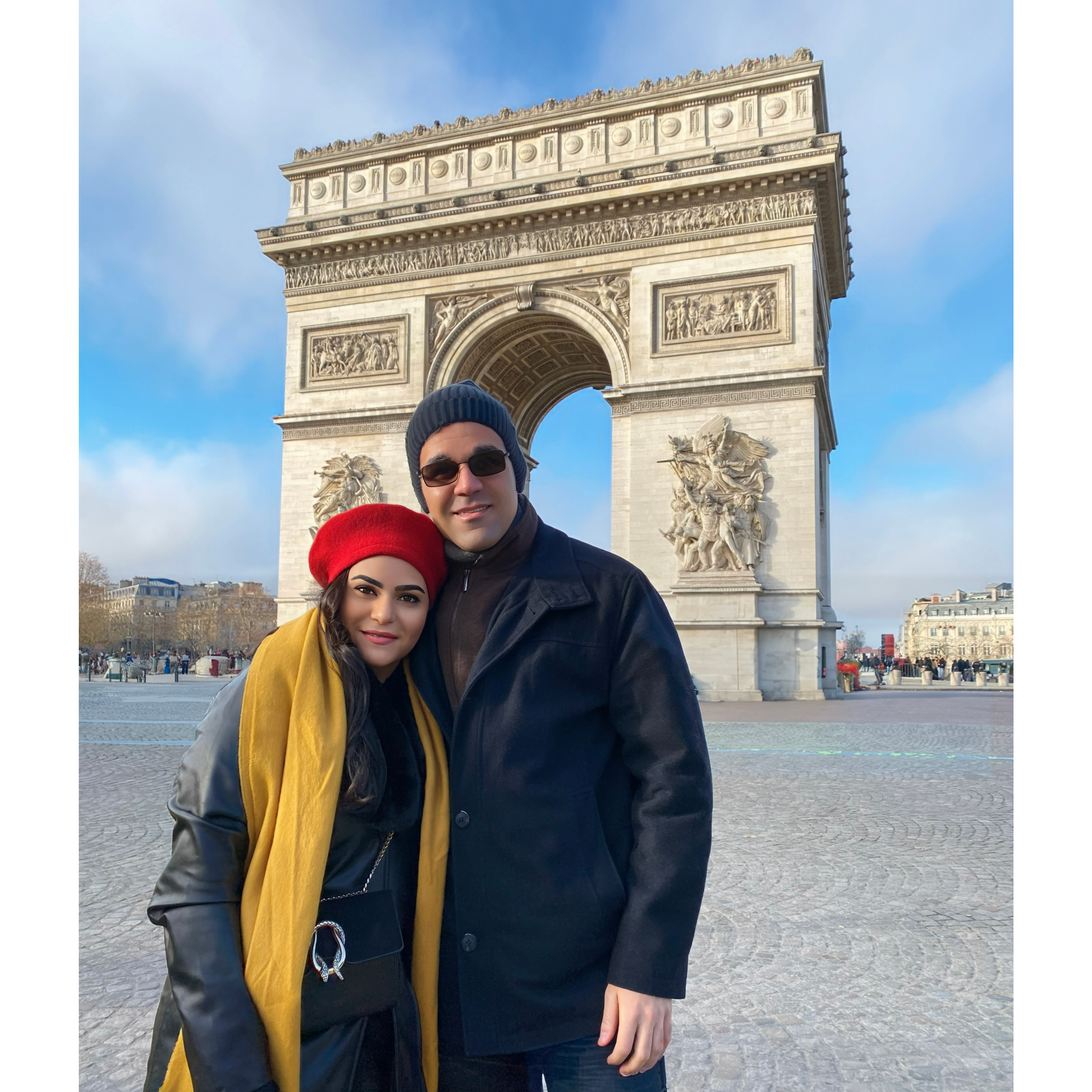 Visiting Arc de Triomphe