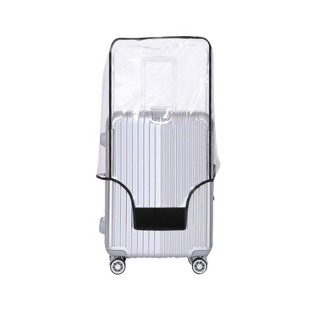 Yotako Clear PVC Suitcase Cover Protectors 20 24 28 30 Inch Luggage Cover for Wheeled Suitcase (30''(21.7''L x 12.6''W x 29.5''H))