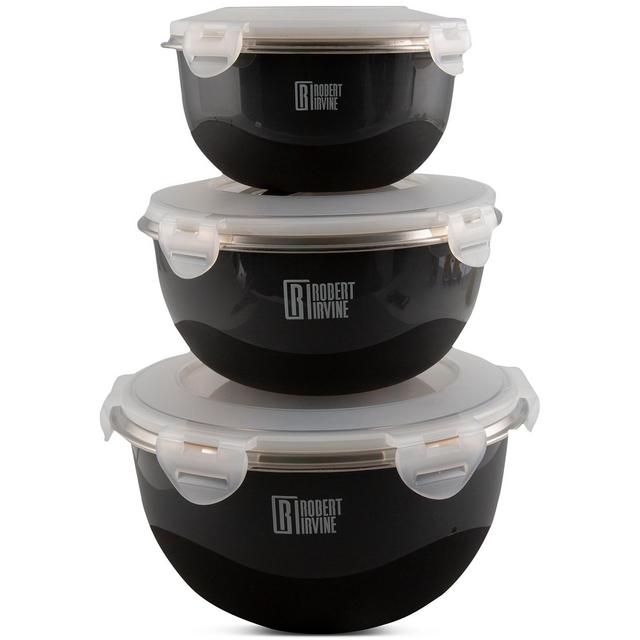 Robert Irvine by Cambridge Microwave Safe 6-Pc. Mixing Bowl Set