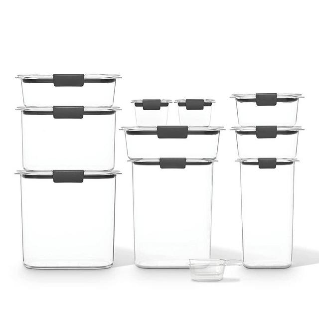 RUBBERMAID 1994253 Brilliance Pantry Airtight Food Storage Container  8-Piece Set