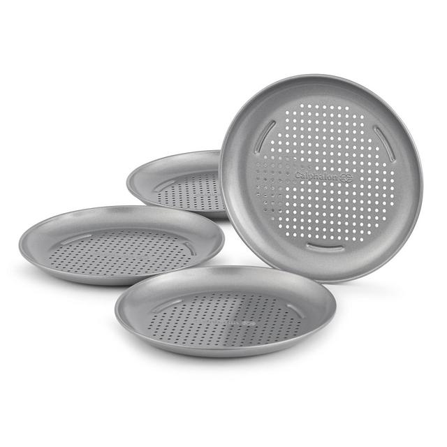 Calphalon Nonstick Set of 4 Mini 7" Personal Pizza Pans