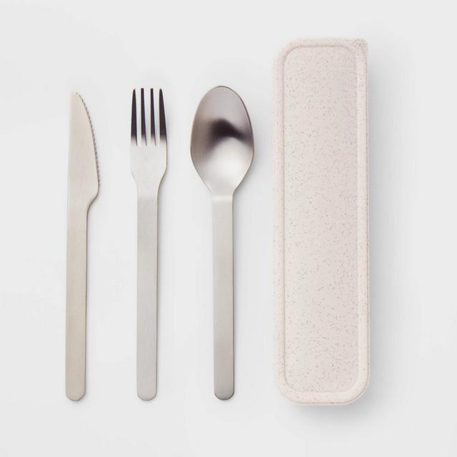 Stainless Steel Flatware Set with Case - Threshold™