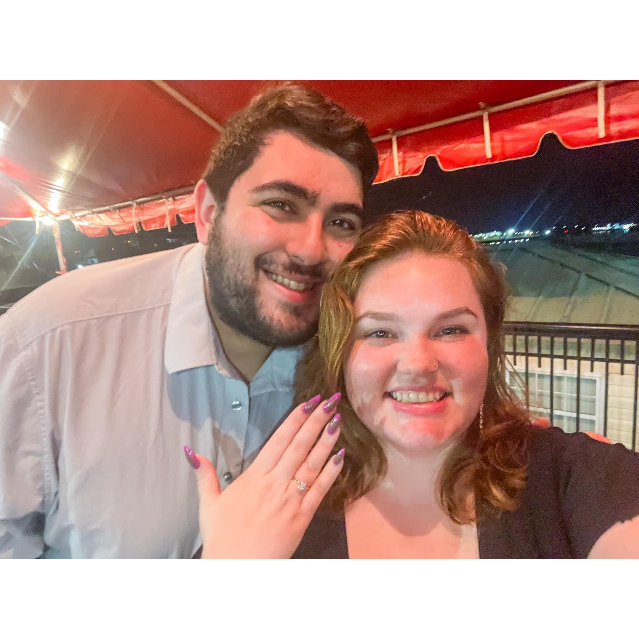 October 10, 2023 - We're engaged!