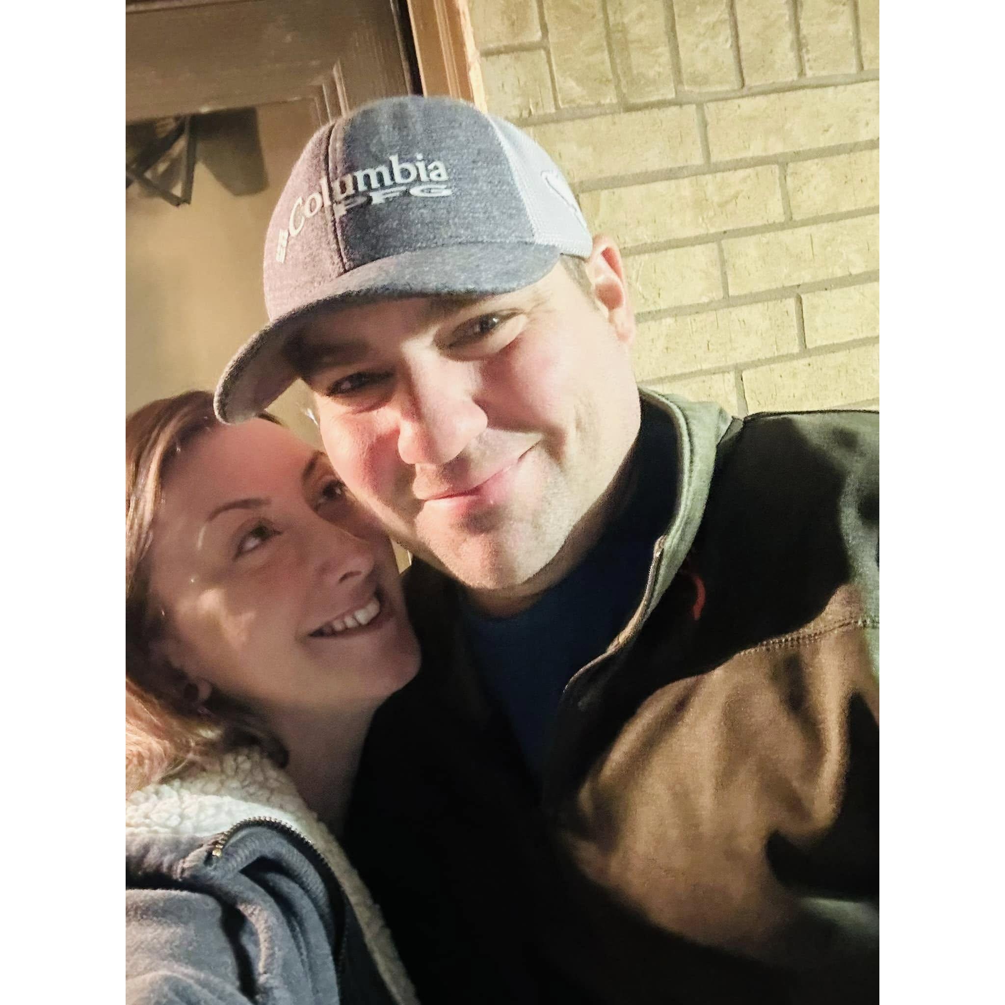 It was a very cold night!