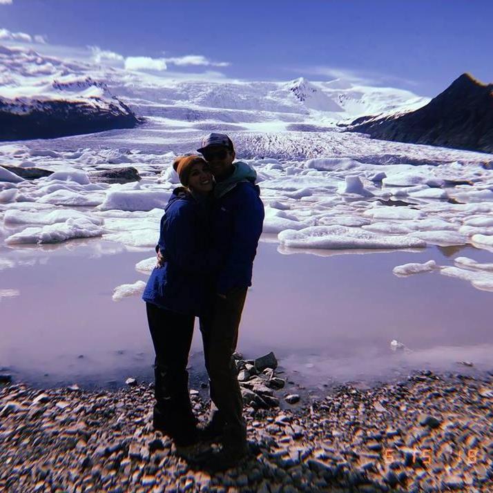 Glacier field in Iceland