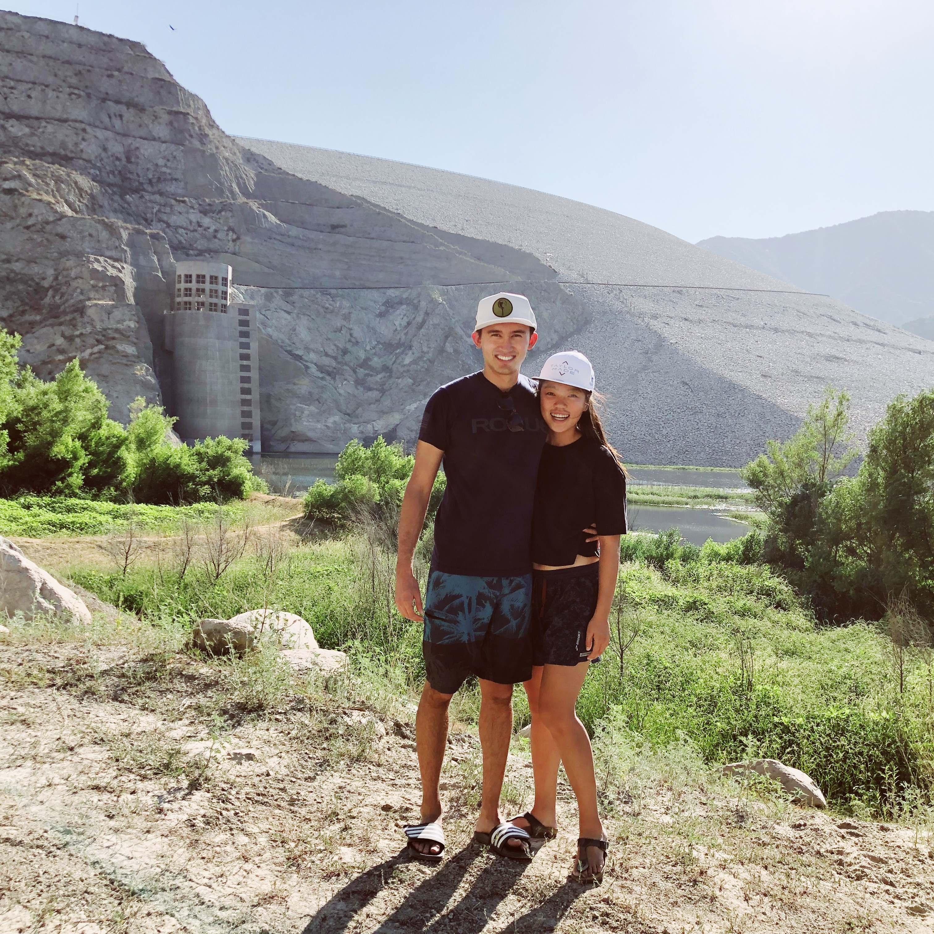 Hike to a dam near Angelus Oaks