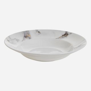 Marble Venice Fog Rim Soup Bowl