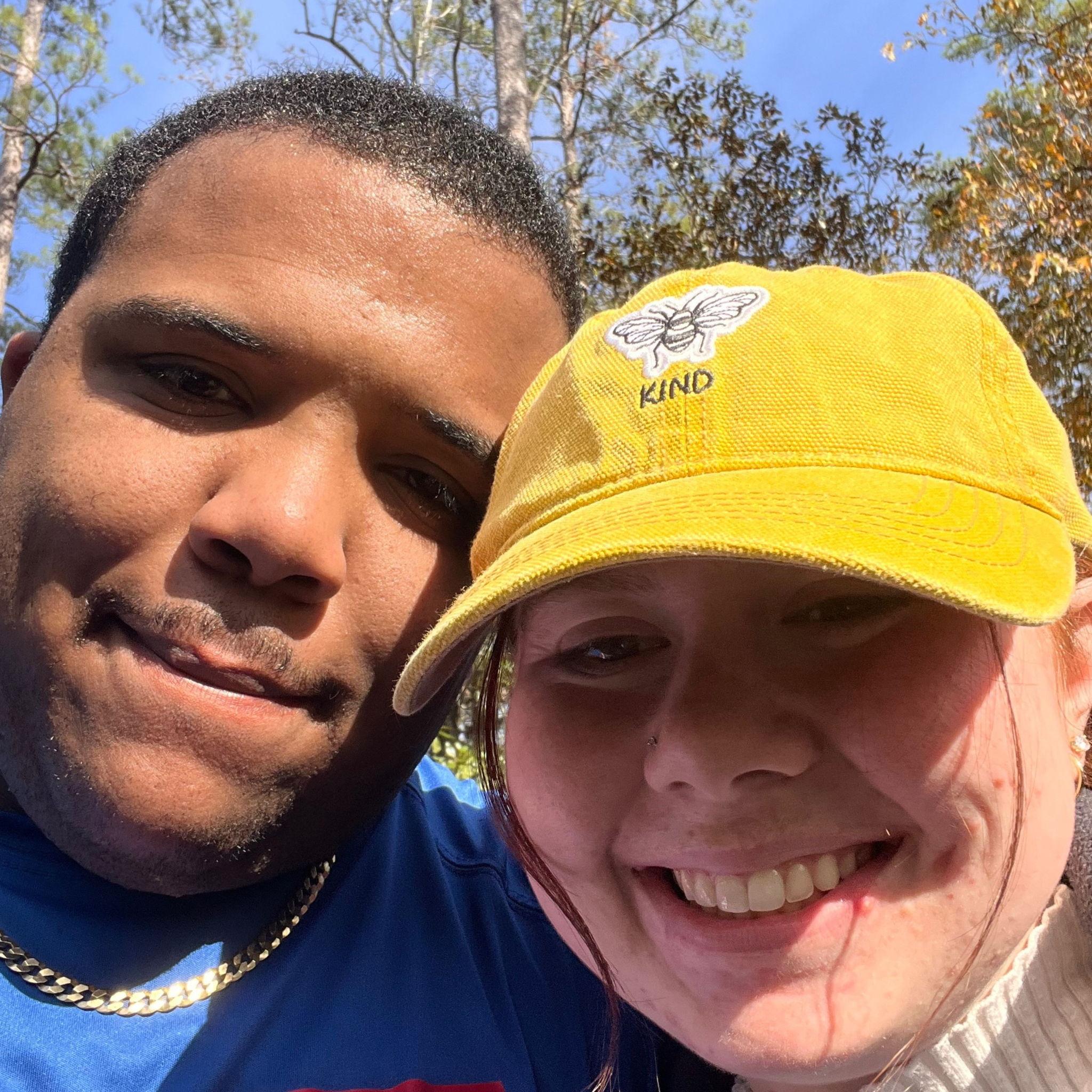 Katie and Rylan's first of many competitive tennis dates. (She won)