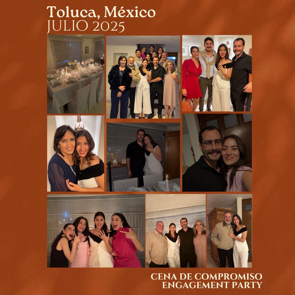 La mejor noche celebrando nuestro compromiso, con la mejor compañía