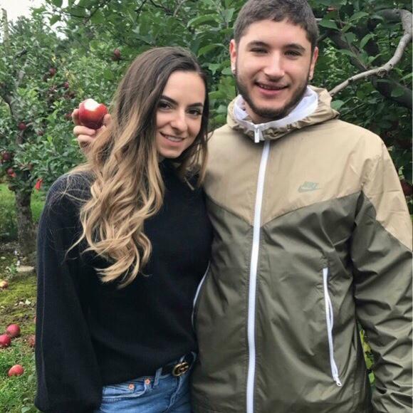 Apple picking—2018
(Our favorite picture of us)