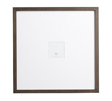 Wood Gallery Oversized Frame, 4 x 4 - Charcoal
