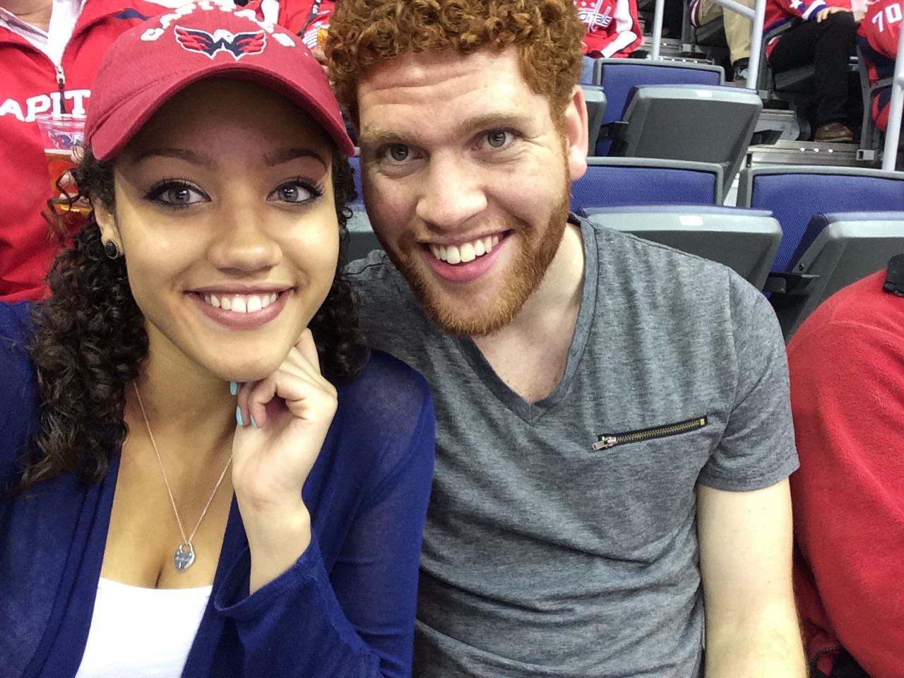 Our first of many Capitals games together