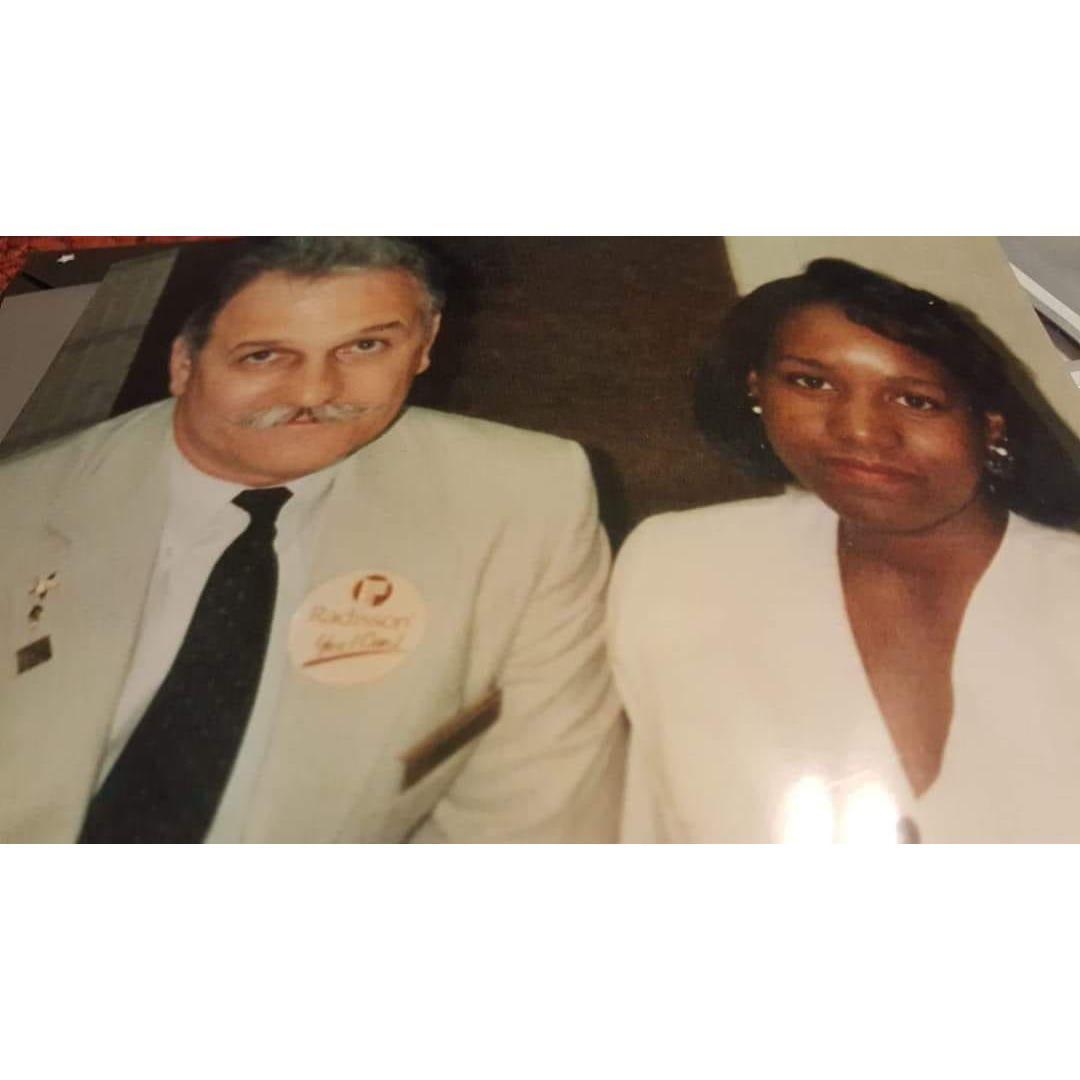 Jokima and her first boss and mentor, John!