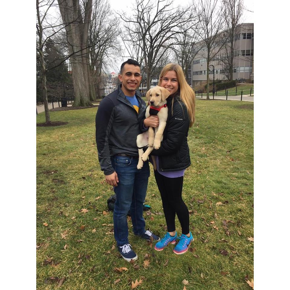 Our dog Oscar's first visit to Penn State #weare