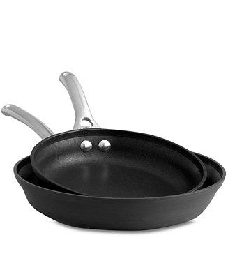 Contemporary Nonstick 10" & 12" Omelette Pan Set