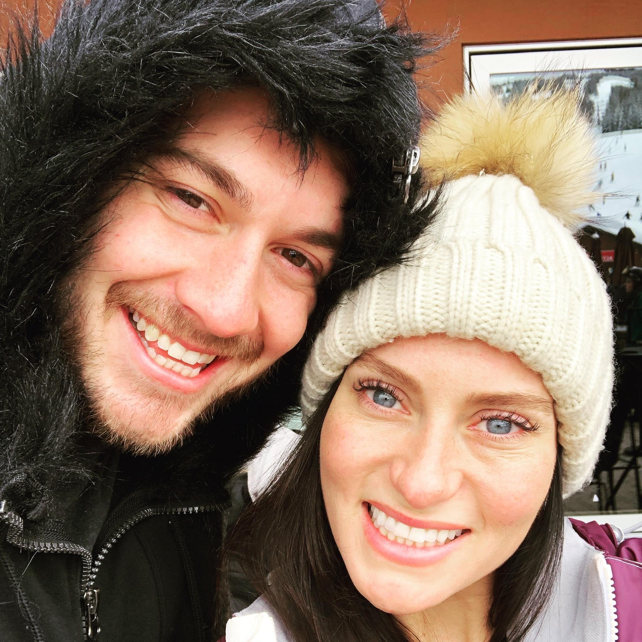 Skiing together in Breckenridge! On this trip, Matt and Steph celebrated the engagement of their officiant, Tom Bowers and his beautiful bride Thailane.